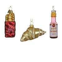 Kersthangers Francaise 3-delig set glas