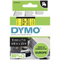 Labeltape DYMO D1 40918 Tapekleur: Geel Tekstkleur:Zwart 9 mm 7 m - thumbnail