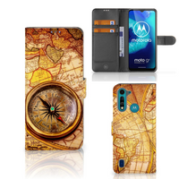 Motorola G8 Power Lite Flip Cover Kompas - thumbnail