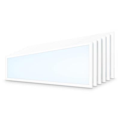6x LED Paneel - 30 x 120 cm - 36 Watt - 4320lm (120lm/W) - 6000K daglicht wit - Flikkervrij - UGR22 - 50.000 branduren