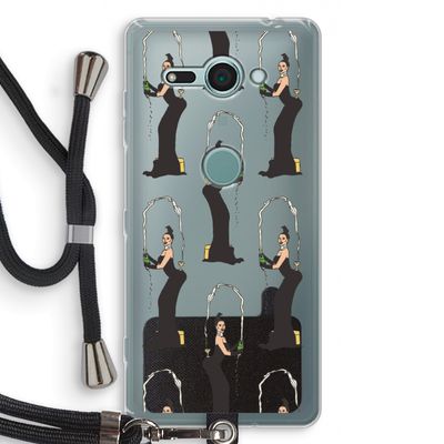 Pop Some Kim: Sony Xperia XZ2 Compact Transparant Hoesje met koord