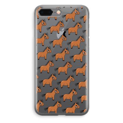 Pony: iPhone 8 Plus Transparant Hoesje