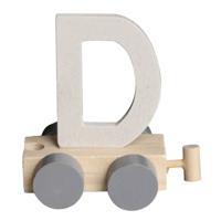 JeP kids houten treinletter D-offwhite
