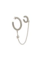 Dolce & Gabbana boucle d'oreille pendante sertie de cristaux - Argent