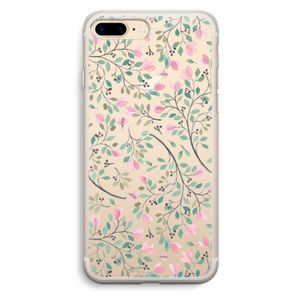 Sierlijke bloemen: iPhone 7 Plus Transparant Hoesje