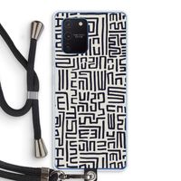 Moroccan Print: Samsung Galaxy Note 10 Lite Transparant Hoesje met koord