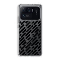 Zwarte vegen: Xiaomi Mi 11 Ultra Transparant Hoesje