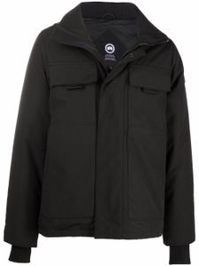 Canada Goose veste matelassée à patch logo - Noir