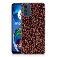 Motorola Moto E32/E32s | Siliconen Case | Koffiebonen
