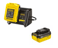 Stanley handgereedschap FATMAX® 18V STARTKIT 1 LITHIUM ION ACCU 4.0AH + LADER | FMC694M1-Q - FMC694M1-QW