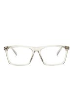 Gucci Eyewear lunettes de vue rectangulaires à logo - Gris