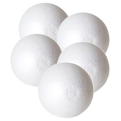 Gerimport Piepschuim hobby vormen DIY ballen - 50x - styropor bollen - 6 cm