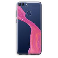 Paarse stroom: Huawei P Smart (2018) Transparant Hoesje - thumbnail