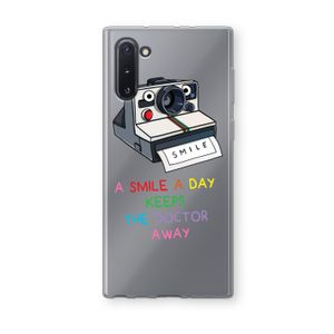 Smile: Samsung Galaxy Note 10 Transparant Hoesje
