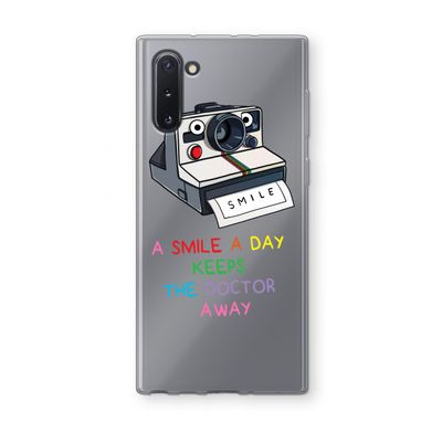 Smile: Samsung Galaxy Note 10 Transparant Hoesje