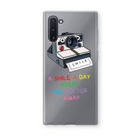 Smile: Samsung Galaxy Note 10 Transparant Hoesje