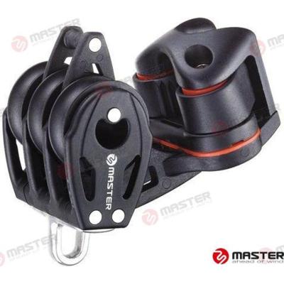MVBB0213FE - DRIEVOUDIGE POELIE MET WORTEL EN KLEM 29MM