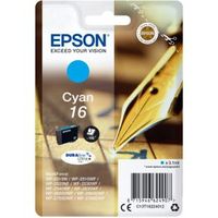 Epson C13T16224022 3.1ml 165pagina's Cyaan inktcartridge