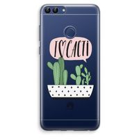 I love cacti: Huawei P Smart (2018) Transparant Hoesje