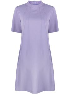 MOSCHINO JEANS robe courte à col montant - Violet