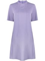 MOSCHINO JEANS robe courte à col montant - Violet - thumbnail