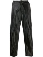 Walter Van Beirendonck Pre-Owned pantalon Glow en cuir artificiel - Noir