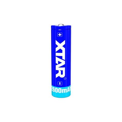 18650 3,7V Li-ion 2600 mAh-accu met beveiliging