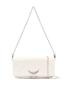 Zadig&Voltaire pochette Rock Swing Your Wings - Blanc