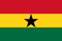 Vlag Ghana - thumbnail
