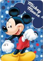 Mickey Mouse Dots Fleece deken 100 x 140 cm