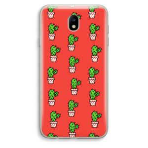 Mini cactus: Samsung Galaxy J7 (2017) Transparant Hoesje