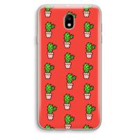 Mini cactus: Samsung Galaxy J7 (2017) Transparant Hoesje