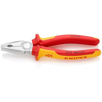 Knipex combinatietang - 200 mm - VDE geïsoleerd - 03 06 200