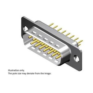 Molex 1727040074 D-sub connector Aantal polen: 9 Soldeerpennen 1 stuk(s) Box