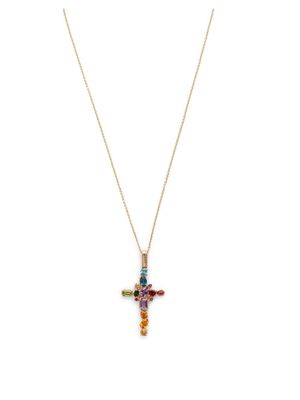 Dolce & Gabbana pendentif Rainbow en or jaune 18ct à pierres variées