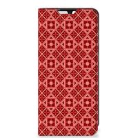 Samsung Galaxy A33 5G Hoesje met Magneet Batik Rood - thumbnail