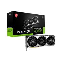 MSI Nvidia GeForce RTX 4060 Ti Videokaart VENTUS 3X OC 16 GB GDDR6-RAM PCIe x16 HDMI, DisplayPort NVIDIA G-Sync , Overclocked - thumbnail