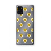 Leeuwenkoppen: Samsung Galaxy A31 Transparant Hoesje