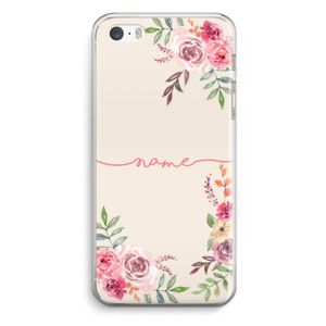 Rozen: iPhone 5 / 5S / SE Transparant Hoesje