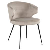 Stoel Xandra khaki velvet