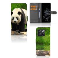 OnePlus 10T | Telefoonhoesje | Met pasjeshouder | Panda