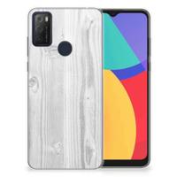 Alcatel 1S (2021) | Bumper Hoesje | White Wood