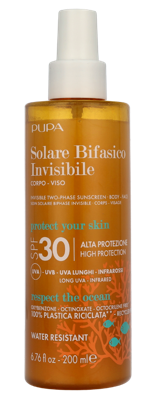 Pupa Milano - Pupa Multifunction Invisible Two-Phase Sunscreen SPF30 Zonbescherming 200 ml