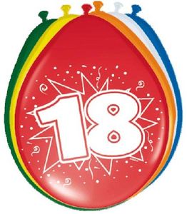 Ballonnen &apos;18&apos; (8 st)