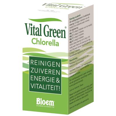Bloem Vital Green Chlorella Reinigen/Energie 200Tabletten
