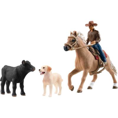 Farm World - Westernrijden Speelfiguur