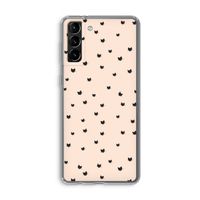 Kleine kattenkopjes: Samsung Galaxy S21 Plus Transparant Hoesje