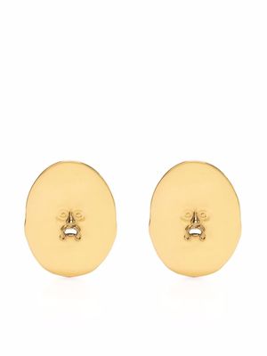 Patou grandes boucles d'oreilles visage à clip