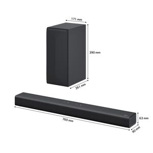 LG Sound Bar S60Q soundbar Bluetooth