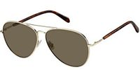 Fossil zonnebril 3104/G/S heren 61 mm goud/brons - thumbnail
